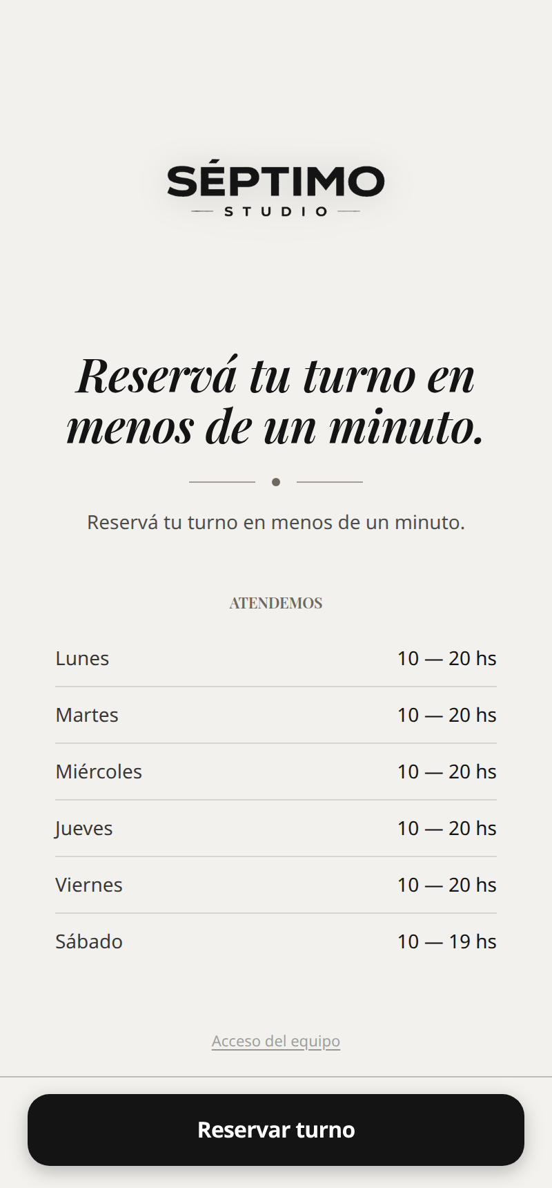 Vista de Barberías en diVenuo